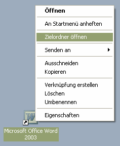 Popup-Menü